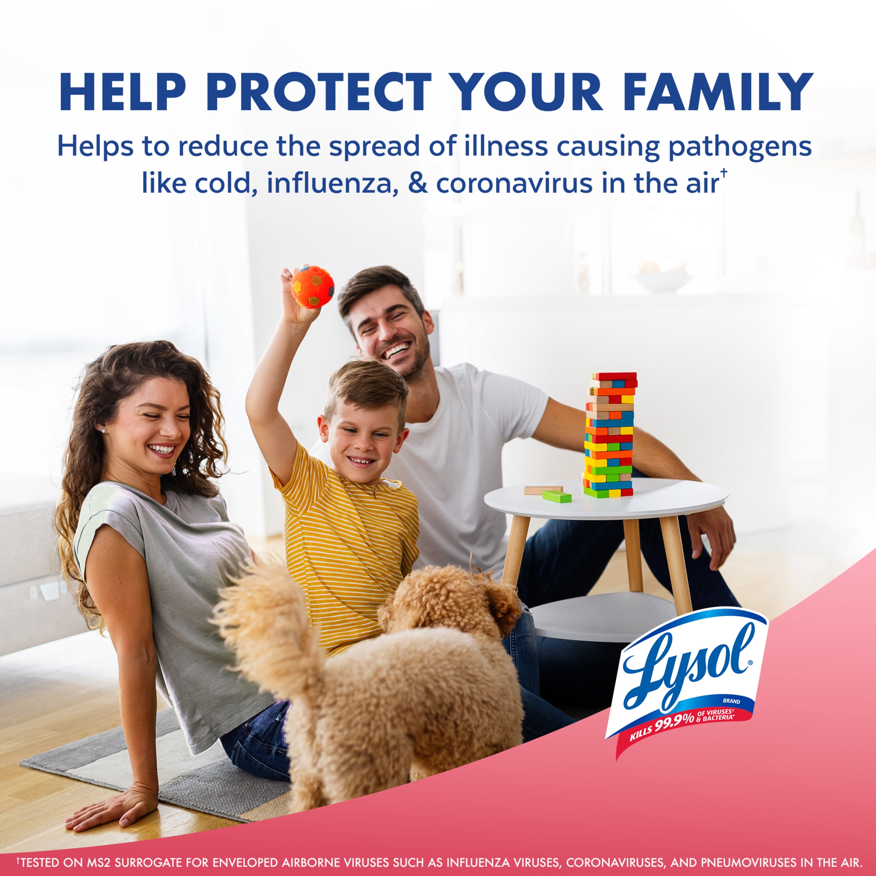 Lysol Air Sanitizer Spray for Air Sanitization and Bacterial Odor Elimination, Air Freshener Alternative, Summer Watermelon Scent, 10 oz