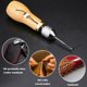 thumbnail image 4 of Costura de cuero Kit de herramientas de costura de cuero profesional, herramientas de costura, agujas, hilo encerado, reparación de bricolaje de cuero, 4 of 7