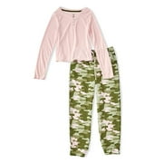 Girls Pink Pajama Set, Pink Camouflage, Size 2T-16