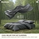 thumbnail image 2 of Juego de fundas de edredón Bedsure Cooling Queen Size, gris oscuro, 2 of 9