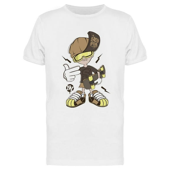 Small Skater T-Shirt Men -Image by Shutterstock, Male XX-Large