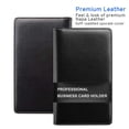 thumbnail image 2 of Tarjetero Sooez Leather con capacidad 240 (negro), 2 of 7