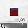 thumbnail image 2 of ARTCANVAS Mid-Century Modern Red, Blue, and Black Composition No. 2 Canvas Art Print - Size: 12" x 12" (1.50" Deep), 2 of 9