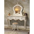 thumbnail image 2 of Tocador europeo para dormitorio, mesa de maquillaje multifuncional, pequeño apartamento de princesa, almacenamiento para celebridades de Internet, 2 of 4