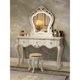 thumbnail image 2 of Tocador europeo para dormitorio, mesa de maquillaje multifuncional, pequeño apartamento de princesa, almacenamiento para celebridades de Internet, 2 of 4