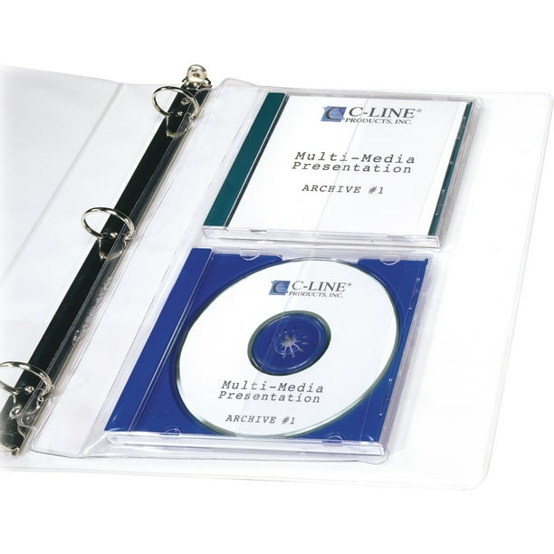 CD/DVD Jewel Case Binder Storage Pages