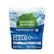 Seventh Generation Dishwasher Detergent Packs Fragrance Free, 45 count (Pack of 2)