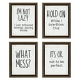 thumbnail image 2 of hometrends "What Mess?" Framed Art, 2 of 5