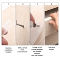 thumbnail image 5 of Uxcell Anti-slip Drawer Stops, 30 Pcs 1.97" Plastic Drawer Stopper, Dresser Drawer Stopper with Screws for Furniture, 5 of 6