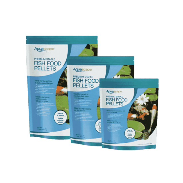 Aquascape Premium Staple Fish Food Pellets - 1.1 lb