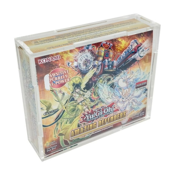 Acrylic Display Case for Yu-Gi-Oh! TCG Booster Box 24 Pack (5-9 Card Packs)