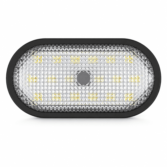 18LED Wireless Car Interior Dome Light, USB Rechargeable Trunk Roof Lamp for Car, RV, UTV and Truck