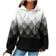 thumbnail image 2 of Sudaderas y chaquetas casuales con capucha de manga larga para mujer, sudaderas casuales de cuello redondo y manga larga, blusas lisas con capucha, top de poliéster para mujer, 2 of 3