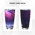 thumbnail image 3 of KLL Purple Moon Tree Night Sky Print 40oz Stainless Steel Insulated Car Cup with Spillproof Lid - Keep Your Drink Hot or Cold on the Go-Without Straw, 3 of 8