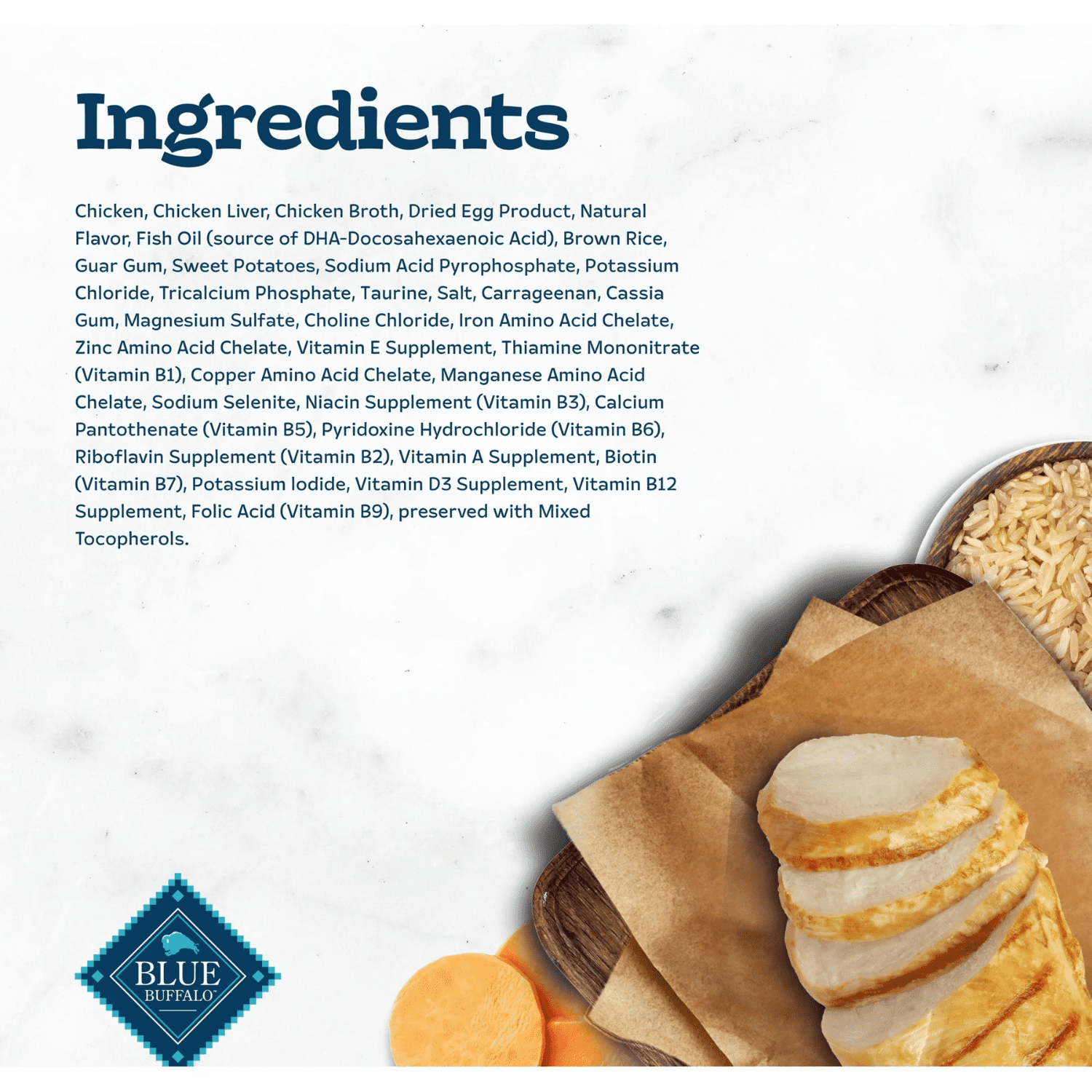 Blue Buffalo Tastefuls Kitten Wet Food Paté Multi-Pack, 6x85g