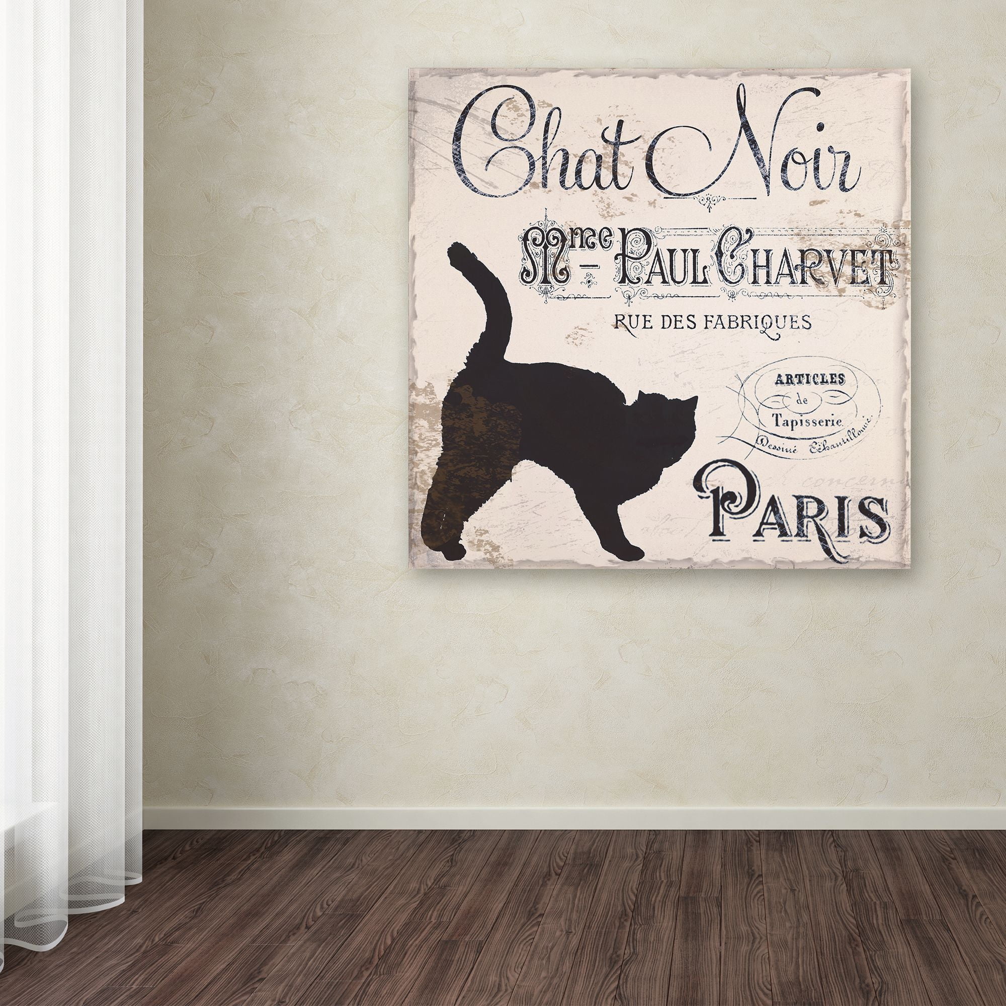 Trademark Fine Art "Les Chats II" Canvas Art by Color Bakery