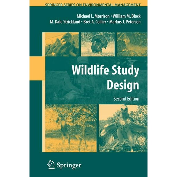 Springer Environmental Management Wildlife Study Design, (Paperback)