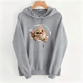 thumbnail image 6 of ZORYEVY Winter Womens Hoodies Pullover Lightweight Casual Long Sleeve Sweatshirts for Women Drawstring Cute Graphic with Pockets Tops, 6 of 6