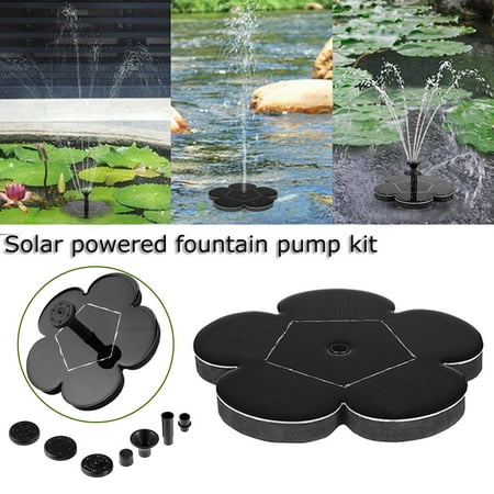 Solar Bird Bath Fountain Pump Solar Fountain - 1.2W Solar Outdoor Water Fountain Panel Kit for Bird Bath,Small Pond,Garden and Lawn