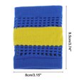 thumbnail image 4 of Unique Bargains 1 Pc Perspiration-wicking Wrist Sweatbands Breathable Sweatbands Wristband Cycling Blue Yellow, 4 of 6