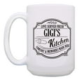thumbnail image 2 of ThisWear Gigi Appreciation Gift Love Served Fresh Gigi's Kitchen Comfort 2 Pack Ceramic 15oz Coffee Mug Set Gigi, 2 of 4