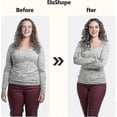 thumbnail image 5 of Pantalones de control de abdomen Yashi moldeador corporal mujer negro caqui 2XL, 5 of 5