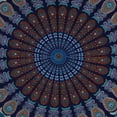 thumbnail image 2 of Gojian Handmade Indian hippie Bohemian Psychedelic Peacock Mandala Wall hanging College Dorm Beach Throws Table Cloth Bedding Tapestry, 2 of 5