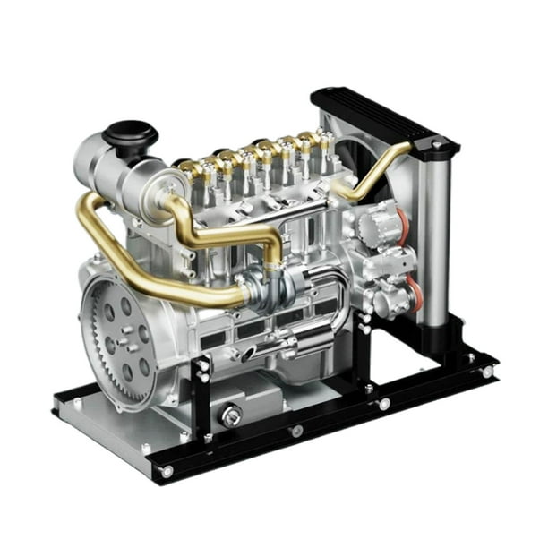 Kit de modelo simulado Bewildely experiencia en funcionamiento motor real Juguetes de construcción