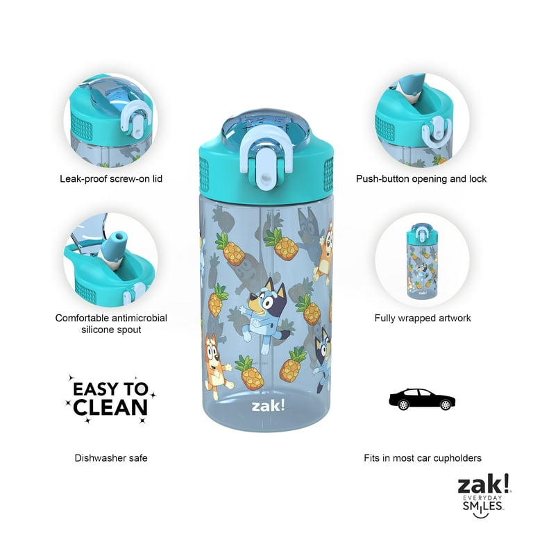 Zak Designs Marvel Comics The Avengers 16 Fluid Ounces Reusable Leakproof  Plastic Water Bottle 