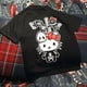 thumbnail image 1 of Camiseta gótica de Halloween de Hello Kitty de Sanrio, camisetas góticas Y2k para mujer, camisetas de esqueleto de hip-hop, ropa holgada de moda para estudiantes de gran tamaño, 1 of 6
