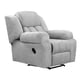 thumbnail image 4 of Sillón Reclinable Mecedora TRINITY Rexons 1 Plaza Plata Silver, 4 of 8