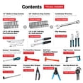 thumbnail image 5 of Capri Tools Apprentice Mechanics Tool Set, 93-Piece, SAE with 6-Point Sockets, 5 of 5