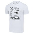 thumbnail image 2 of Men's Starter  White New England Patriots City Arch Team T-Shirt, 2 of 3