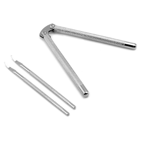 Farberware 3-Piece Seafood Nutcracker Set, Stainless Steel Shell Cracker & Picks - Crack Open Lobster, Crab, Nuts With Ease - Durable Essential Dining Tool For Shellfish Lovers