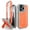 Orange, variant on CaseBorne V Series Case Compatible with iPhone 14 Pro - Military Grade Full-Body Rugged with Kickstand and Built-in Screen Protector - Orange