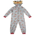 thumbnail image 1 of Christmas Matching Family Loungewear Hoodie Pattern Zipper Romper, 1 of 7