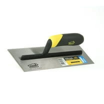 M-D Building Products 20061 1/8 in. x 1/8 in. x 1/16 in. Premium Flat V Notch Trowel