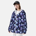 thumbnail image 3 of Balery crystal Skull Sudadera ligera de manga larga con capucha y protección solar UPF 50+ para hombre y mujer, ideal para pesca y running-3X-Large, 3 of 7