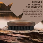 Striking Viking Beard Brush for Men with Natural Boar Bristles & Beech Wood Handle Grooming