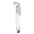 thumbnail image 4 of Dazzlingrock Collection 0.15 Carat (ctw) 10K Round White Diamond Anniversary Ring Wedding Guard Band, White Gold, Size 4, 4 of 4