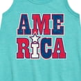 thumbnail image 2 of Instant Message - America Stacked - Toddler & Youth Girls A-line Dress, 2 of 5
