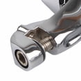 thumbnail image 4 of Motorcycle Accessory Pair Short Highway Foot Pegs Mount Silver Footrest Bracket Fit For FLHTCU 1984-2019, 4 of 8
