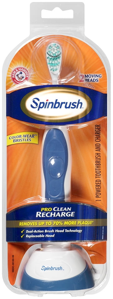 arm and hammer spinbrush rechargeable toothbrush