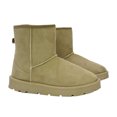thumbnail image 3 of XY London Womens Junie Faux Fur Lined Classic Flat Ankle Boots, 3 of 4
