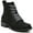 Blk NWBRY, variant on LifeStride Womens Kunis Cozy Faux Leather Winter Combat & Lace-up Boots