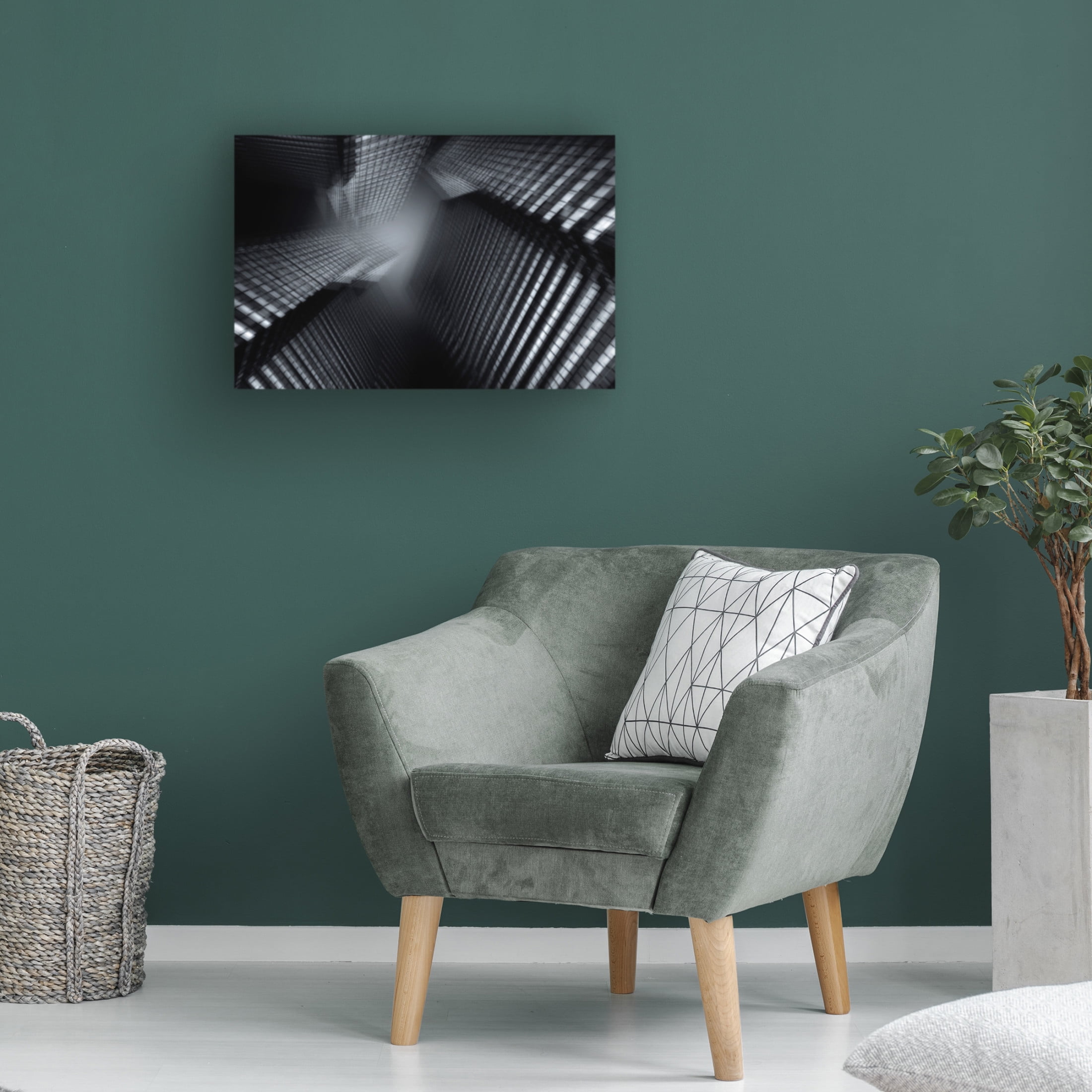 Canvas Wall Art - Arro  'Looking Up' Wall Art for Living Room, Bedroom, or Office D?cor by Trademark Fine Art - 19 x 12 Inches