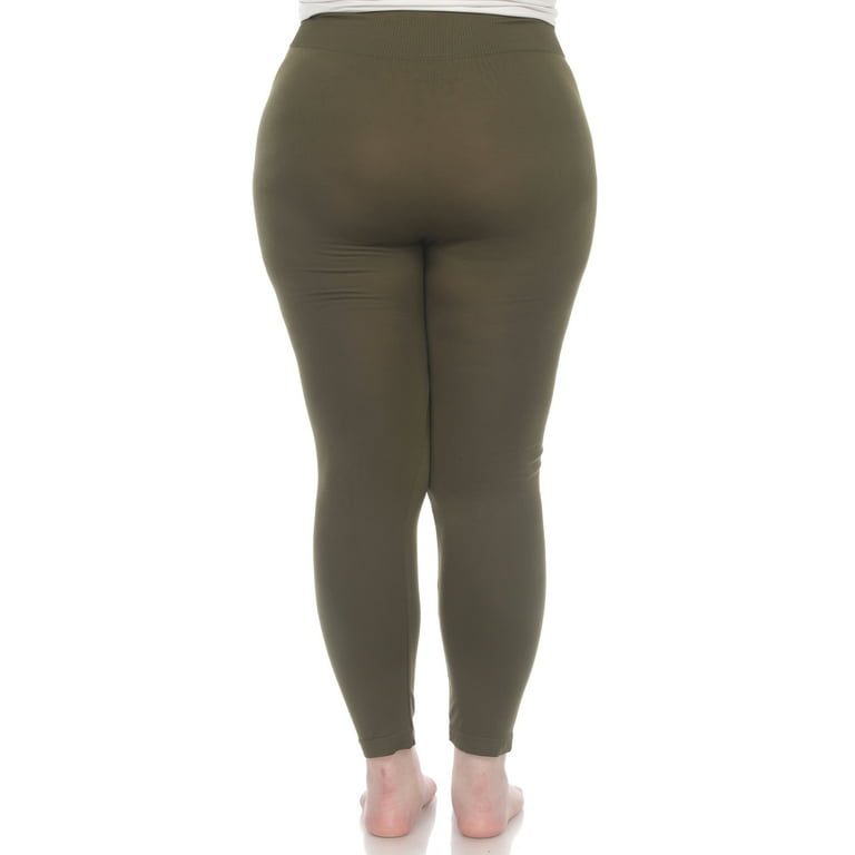 Plus size clearance olive green leggings