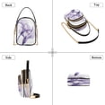 thumbnail image 3 of ALAZA Chain Crossbody Bags for Women Purple Flower Shoulder Handbag Phone Purse, 3 of 5