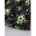 thumbnail image 5 of Boy's Patchwork Drawstring Waist Printed Summer Boho Track Shorts, 5 of 5