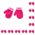 thumbnail image 2 of Qarigey 1 par de mitones para niños al aire libre, cómodos, de Color sólido, cubierta térmica para calentar las manos, mitones de punto para niños Type1 NO1 Qarigey CBP382227, 2 of 4